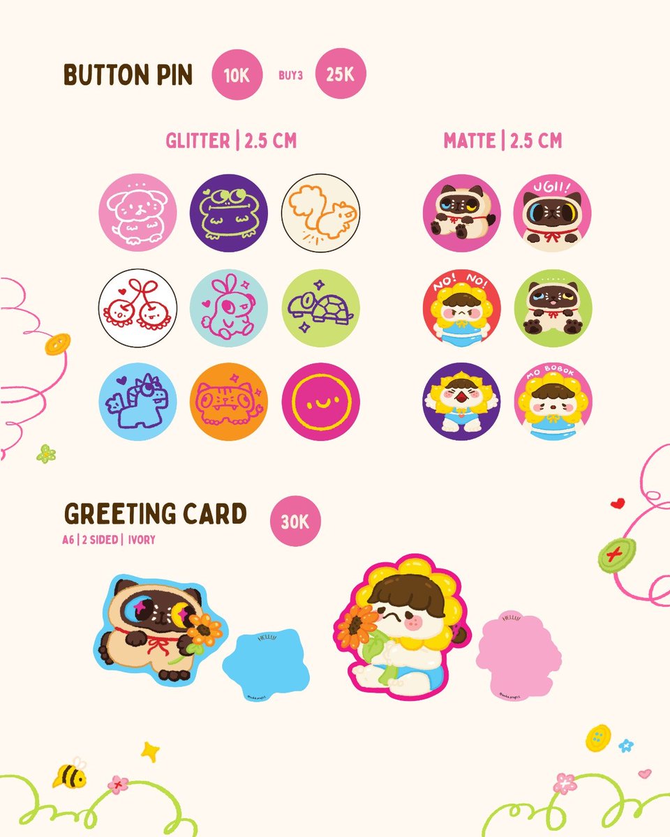Soobaproject's tweet photo. @justlifeasaf Haii kak aku punya original character cat yg bntuk badannya roti namanya Abon 🐱 dan sunflower girl inspired namanya Moonsol 🌻, I have lots of stickers, postcards, prints, &amp; merch. feel free to browse! Really appreciated your time! 💖✨️ https://t.co/EEf6AyGvcc