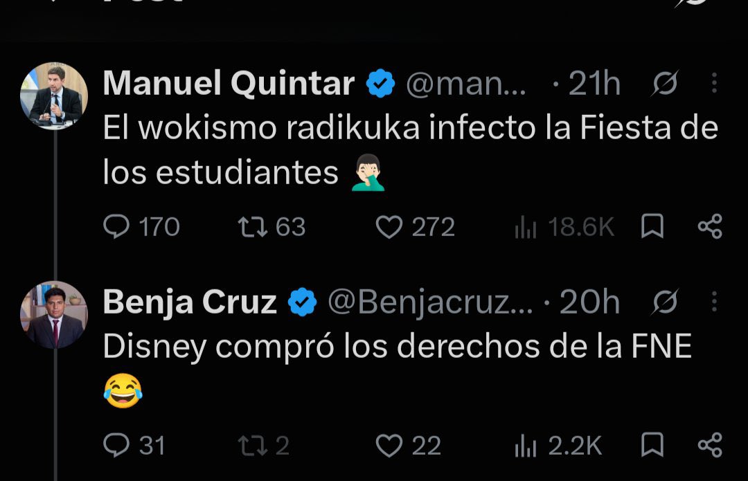 ahalejo's tweet photo. @manuelquintar Cuando en tu defensa, terminas de afirmar lo que muchos imaginamos. Elección de Morella por  los Valles, comentarios horribles en grupo de WhatsApp y posteo del dipugil. 
Quiere arreglar con hora de la elección de la Reina pero es falso
Un seguidor afirma la línea discriminatoria https://t.co/Vsr9Zzeo9W