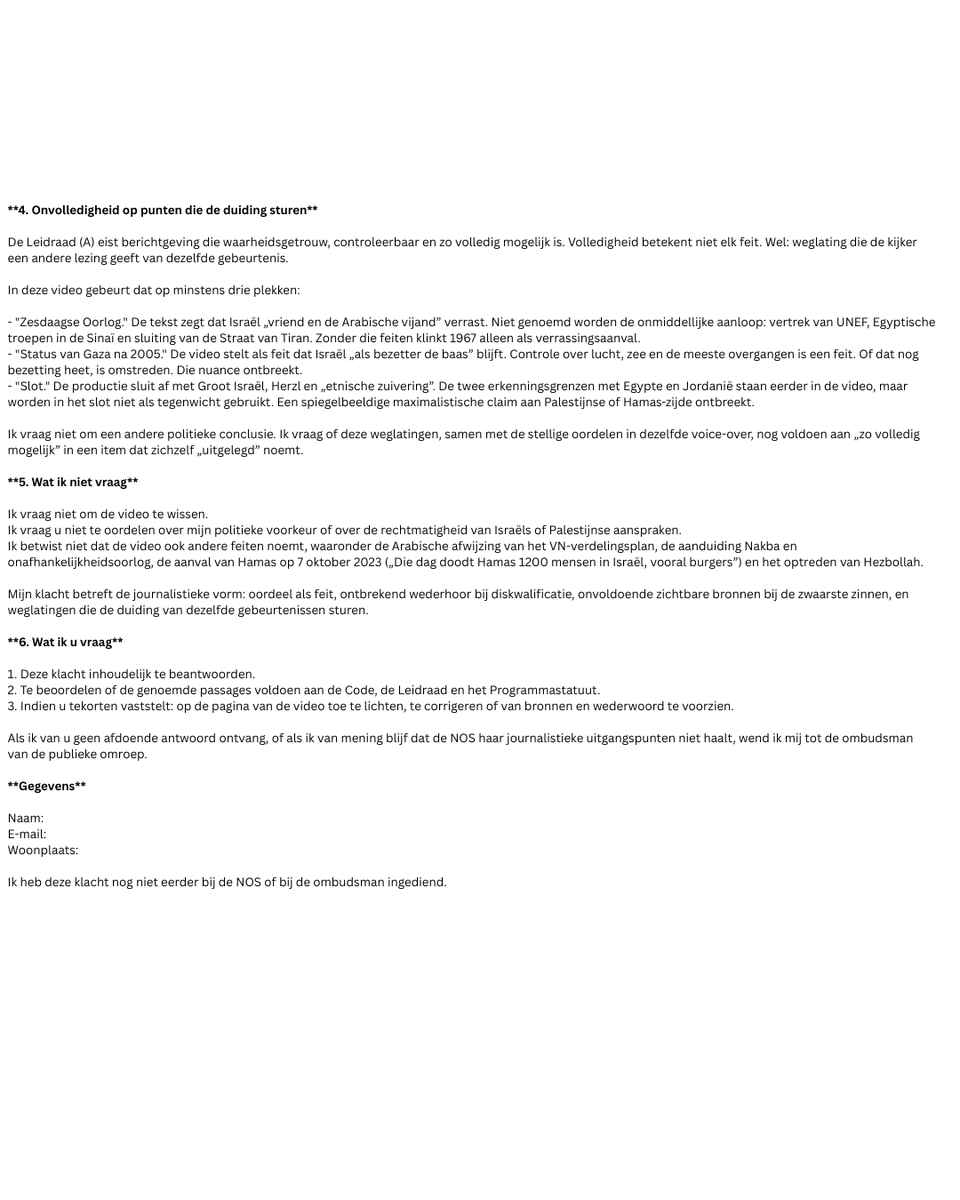 helostorm's tweet photo. @DianaMeijer1 @Repelsteeltje21 @NOS Dit is mijn klacht richting NOS over de video, hopelijk is het leesbaar.
Iemand nog suggesties? https://t.co/jfSMDz4bHi