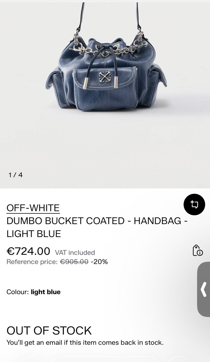 Nai_Waters's tweet photo. Aniya spotted wearing Off-White Dumbo Bucket Coated Handbag and it’s already sold out! Her impact! 

ANIYA HARVEY AT OFF-WHITE
#AniyaxOffWhite https://t.co/kqn4BuUEEO