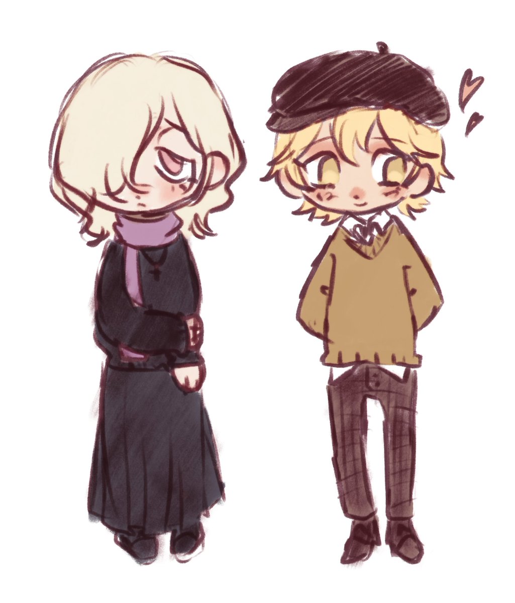 daikiridfresita's tweet photo. I'm still thinking about this so I drew their outfits https://t.co/BhQNxGrahD