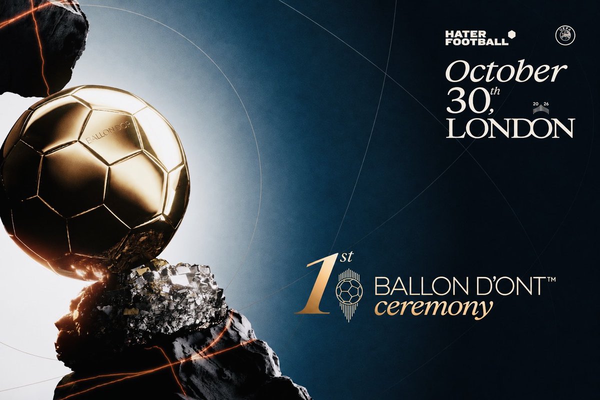TheHateCentral2's tweet photo. The 1st Official Voting Window for 2026 Ballon d’Ont is now open. 🏆 

To vote: 

✨ Comment your top 5 nominees (1-5) 
✨ RT

First Voting Window will close in 24 hours. https://t.co/kLANPgHEfi