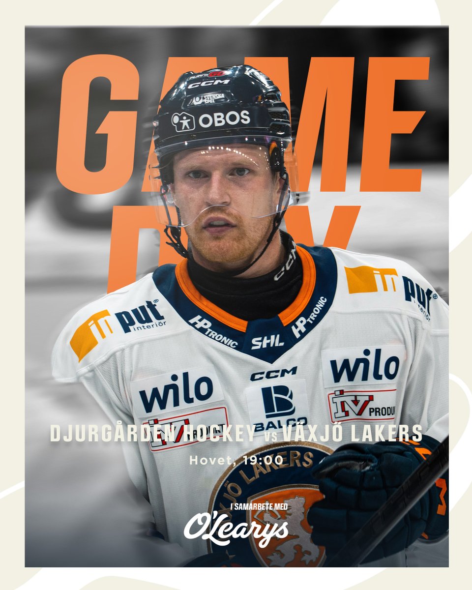 VLHlive's tweet photo. GAMEDAY 🔥
Ikväll kliver vi ut på Hovet för att ta oss an Djurgården Hockey!
19:00 släpps pucken och matchen den kan ni se på @olearysvaxjo  🏒 https://t.co/rD9Tu70qem