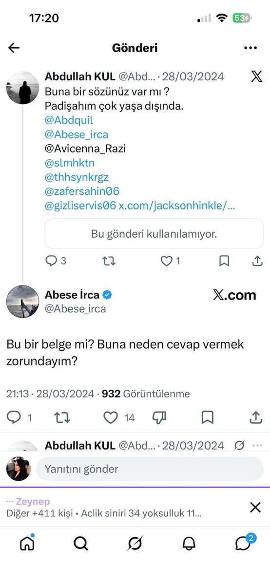 BayGece_'s tweet photo. @Abese_irca Fetö'cü başka yerde arama kendine bak https://t.co/V5qgl0Q0rR