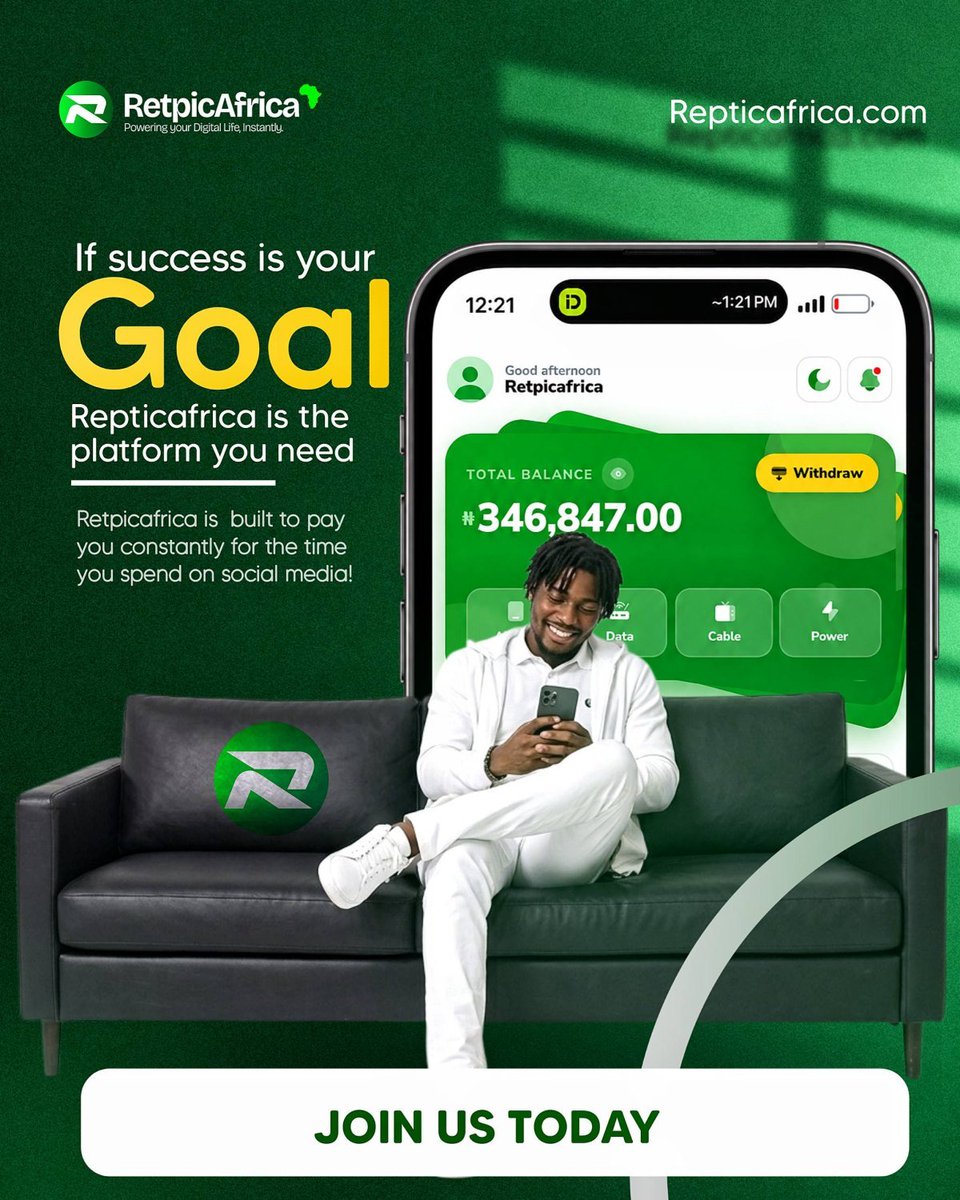favour37159's tweet photo. YOUR PHONE IS EITHER A LIABILITY OR AN ASSET! 
If you spend 3 to 5 hours on social media every day and nothing enters your bank account, you are losing cash!

Retpicafrica is built for one main purpose: To pay you constantly for the time you https://t.co/B0hJWMhjnK