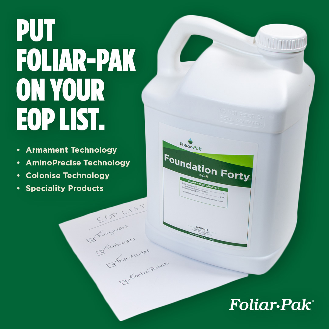 FoliarPak's tweet photo. As you build next season’s agronomic plan &amp; stock up on control products, don’t forget plant health, nutrition, &amp; stress support from Foliar-Pak. Before you finalize your EOP list, ask your distributor rep about early order opportunities. 

Our products: https://t.co/MywYq8Wjwf. https://t.co/A2BveP9y8O
