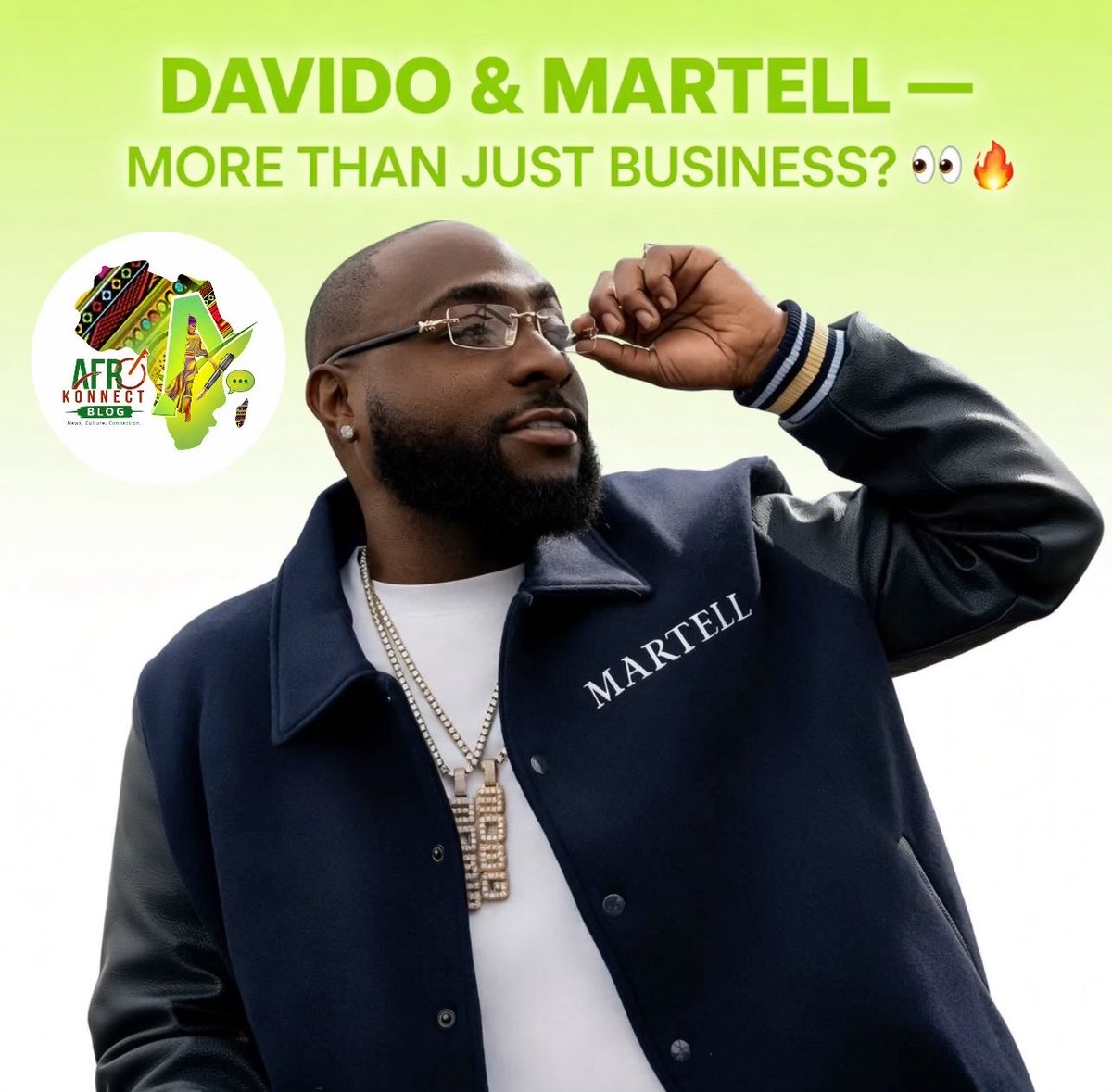 AfrokonnectNG's tweet photo. Davido and Martell’s relationship is looking like it’s becoming more than just business. 👀❤️🥃

From the campaigns to the events and the way they represent the brand, the chemistry is definitely giving “this partnership runs deep.” 👀🥃 https://t.co/y3iOeCDr5Y