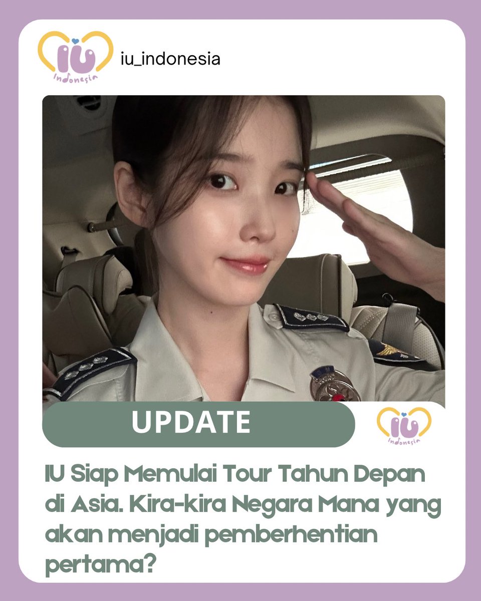 _IUIndonesia's tweet photo. IU mengatakan comebacknya dijadwalkan awal tahun depan dan akan memulai tour bukan di Korea melainkan Asia.

Ia juga mengatakan bahwa dirinya akan syuting berbagai konten promosi. Dan, setelah periode promosi selama 2 minggu berakhir, konsernya akan segera dimulai. Bahkan informasinya akan mengunjungi lebih banyak kota dibanding World Tour pertamanya. IU JJANG!!

Penasaran banget negara mana yang akan jadi yang pertama untuk pertama kali? 🥹

cr: berriz, iuedelweiss

#IU #아이유
