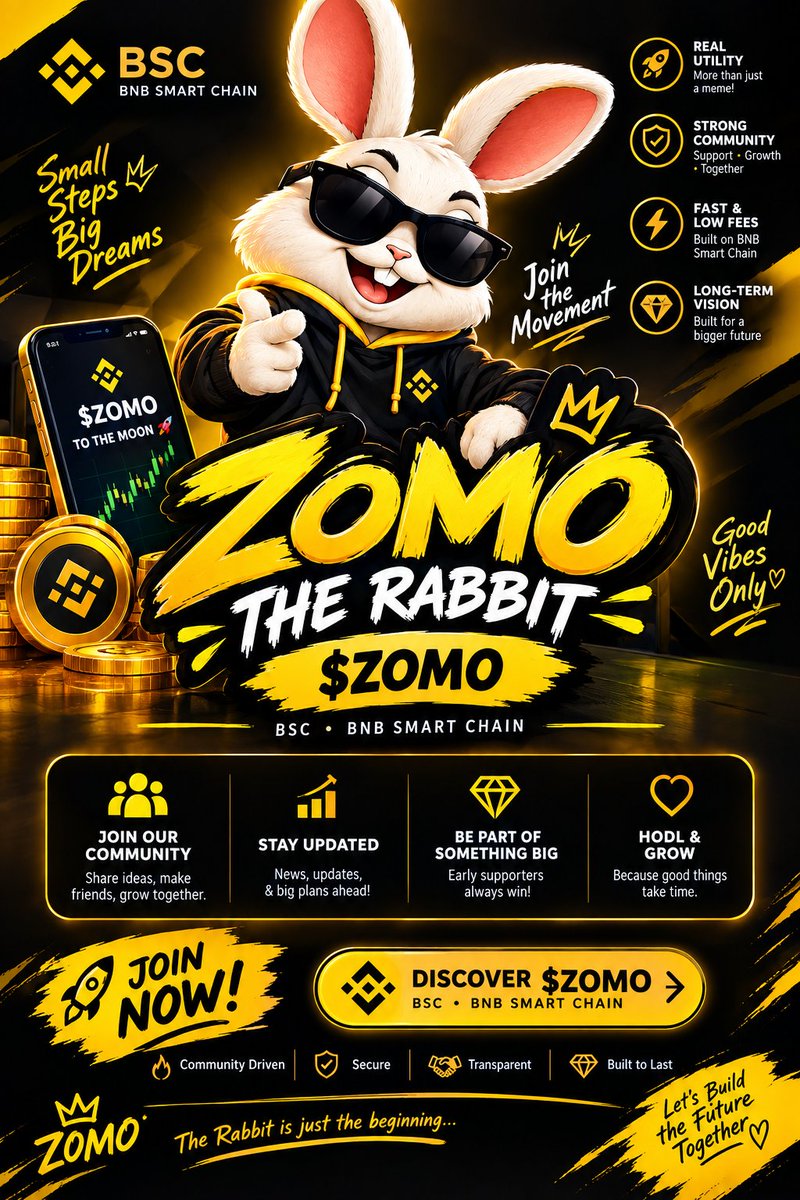 Beckyope's tweet photo. 🚀 Join the $ZOMO movement
🤝 Connect with the community
📢 Stay updated
🌱 Grow together https://t.co/vHd33Xn2aR