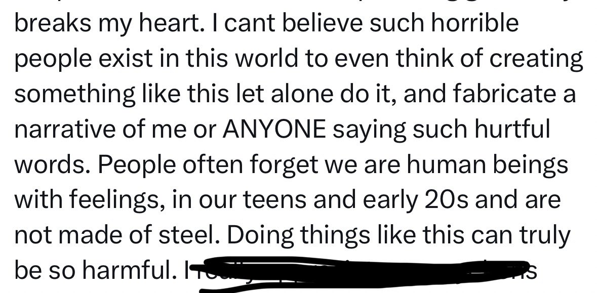 jelaskats's tweet photo. we live in a timeline where a person can get backlash and critisism for defending themselves from vile and nasty deepfakes….MIND YOU Lara spoke for others in her statement (see picture) 
IM TIRED OF YALL GRABBING EVERY OPPORTUNITY YOU CAN TO PAINT ANY OF THESE WOMEN AS VILLAINS https://t.co/AefamCqIgQ