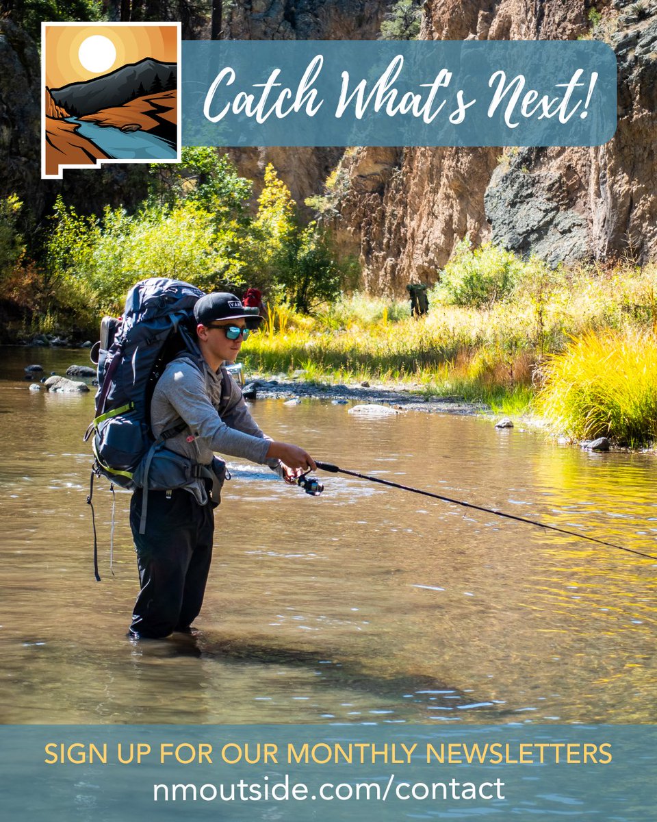 NMoutdoorrec's tweet photo. Reel in the latest outdoor news, jobs, events, funding, and more with our bi-weekly newsletter!
Sign up at https://t.co/TO575x6hdg
#NMOutdoorRec #NMOutside #OutdoorNews #NewMexico https://t.co/OY97yTMLxd