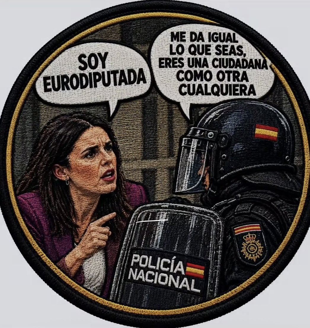 Macarena_Olona's tweet photo. La domada histórica ya tiene parche. https://t.co/wC9qWE77TP