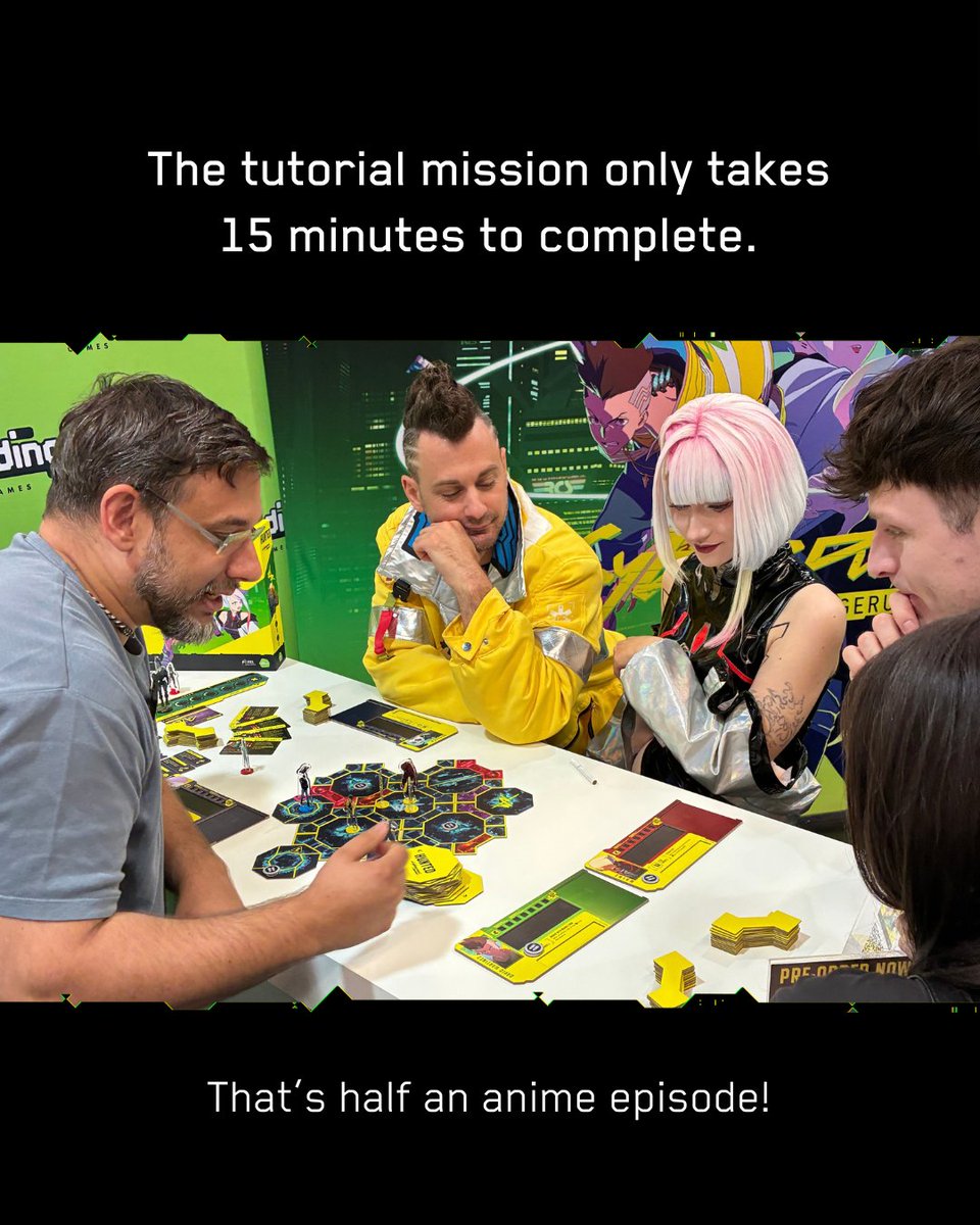 NoLoadingGames_'s tweet photo. Don't miss your chance to play Cyberpunk: Edgerunners - Hunted during SPIEL Essen!

👇 Here are 3 reasons why you need to demo it during the show. https://t.co/VA8pPk8ZVc