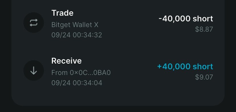 Nachtsq70's tweet photo. https://t.co/AaHWJO8RIH

Airdrop short for eligebel user,check your wallet https://t.co/RxHoey7mKB