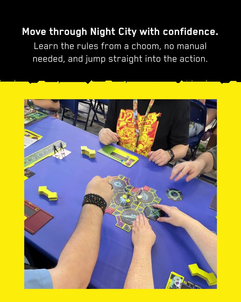 NoLoadingGames_'s tweet photo. Don't miss your chance to play Cyberpunk: Edgerunners - Hunted during SPIEL Essen!

👇 Here are 3 reasons why you need to demo it during the show. https://t.co/VA8pPk8ZVc
