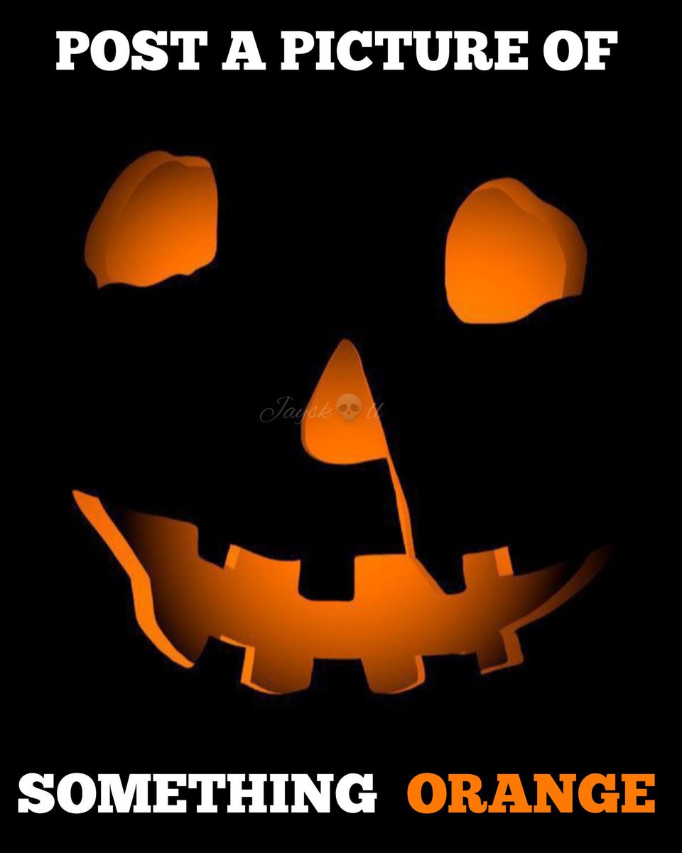 MichaelMyersJS's tweet photo. Drop something orange or get carved. https://t.co/FqhEHbXx0p