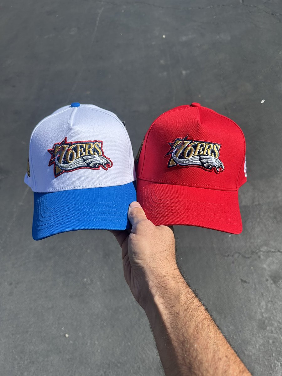 referencebrand's tweet photo. *GIVEAWAY*

We’re giving away one of the new Philadelphia “Eaglers” hat to one lucky person. To enter:

- Comment which of the two colors you like better, left or right
- Repost this 

Winner will be chosen tomorrow 🦅 https://t.co/UbsbVRmU0l