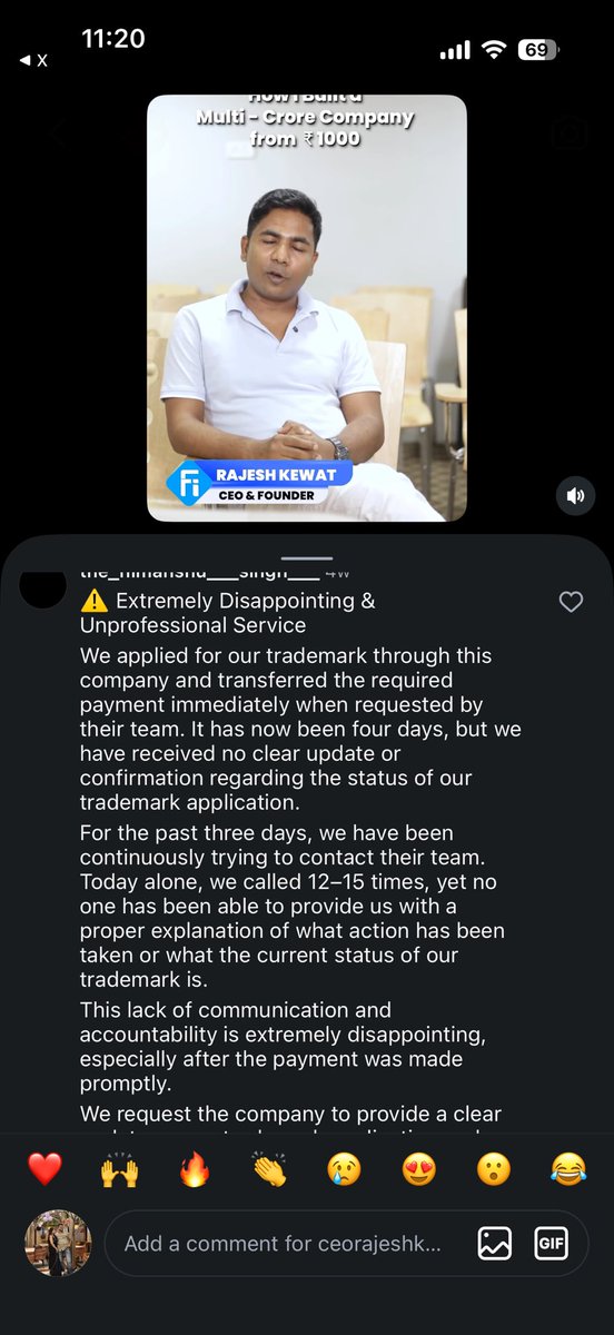 vickyonlineee's tweet photo. @RajeshFastInfo talks about building a multi-crore company from ₹1,000. 

But multiple customers have publicly reported taking payment, non-delivery of promised services, repeated “24-hour” assurances and poor response. 

These allegations deserve answers.

@jagograhakjago https://t.co/3t0q552sWz