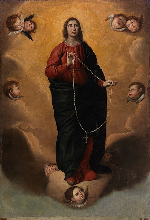 Maria365_online's tweet photo. ¿Por qué tantos santos rezaban el Rosario si sus oraciones se repiten? Porque mientras los labios vuelven al avemaría, la atención puede detenerse en escenas concretas de la vida de Jesús: su nacimiento, su predicación, su Pasión y su Resurrección. María acompaña esa mirada hacia su Hijo. La repetición da un ritmo sencillo para regresar a esos misterios cuando la mente se distrae. Por eso el Rosario podía acompañarlos también en días de cansancio o sequedad: siempre ofrecía un punto al que volver.