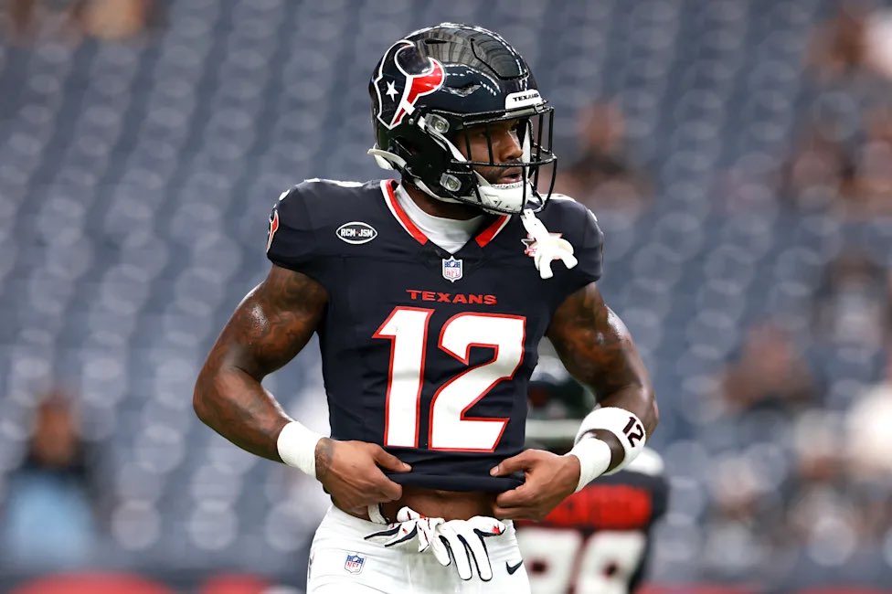 SleeperNFL's tweet photo. Texans WR Nico Collins (hamstring) not spotted at practice today, per @Djbienaime https://t.co/ivJM6xQcLU
