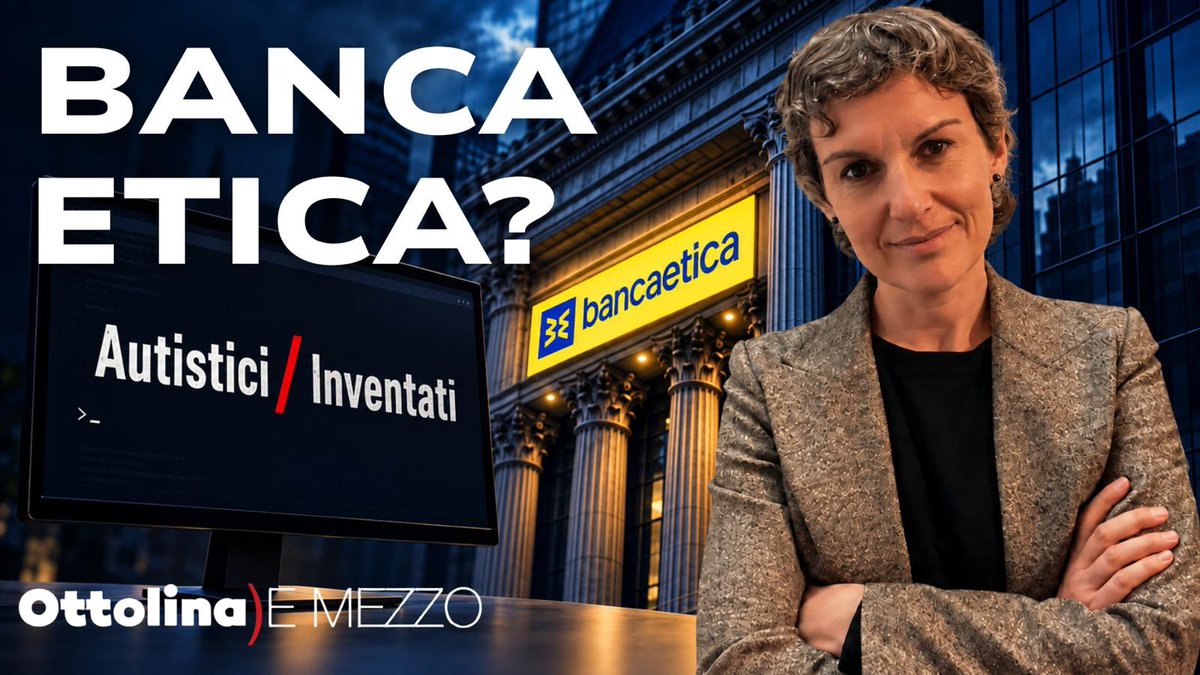 ottolinatv's tweet photo. Autistici/Inventati viene inserita dall’amministrazione Trump nella lista dei terroristi globali. Così, perché gli andava. Pochi giorni dopo Banca Etica congela il conto del collettivo. Senza che abbiano mai violato né una legge, né un regolamento. Niente. Immacolati. 

Secondo Banca Etica non c’era alternativa. Fare diversamente avrebbe messo a repentaglio gli altri soci, e la tenuta della banca stessa.
Secondo il collettivo, sono stati più realisti del re. E altre banche in passato se la sono giocata meglio, anche a costo di pagare multe salate.
Un paradosso. E non è l’unico.
Per stare sul mercato Banca Etica si è buttata nel business dei fondi. E a farla da padrone sono le azioni statunitensi, a partire da Nvidia.
E visto che sono troppo piccoli per stare in piedi da soli, si sono legati a doppio filo a banche che a provare ad essere “etiche” non ci pensano nemmeno.
Qualcuno la fa facile. “Basterebbe essere un po’ più coerenti”. A nostro avviso però è decisamente più complessa di così. Perché costruire una banca dal basso non è esattamente un gioco da ragazzi. E quanti compromessi ha senso accettare, per ottenere esattamente quale obiettivo, rimane una questione aperta. Che abbiamo voluto affrontare direttamente con loro qui https://t.co/S3EyBWi657

👉E' USCITO IL NUOVO PAMPHLET DEL MARRU, "DISERTARE L'ASSEDIO". Corri a comprare la tua copia qui: https://t.co/eCbIHsQA0h

👉 Aderisci alla campagna di sottoscrizione di ottolinatv su GoFundMe ( https://t.co/iHLA8vQ4T4 ) e su PayPal ( https://t.co/IPHInmZOXF )

👉 Seguici anche su Spotify https://t.co/BRo8nZxbDm

👉Iscrivetevi al nostro canale Substack qui https://t.co/A48Nef871X

👉 Belle vero le magliette del Marru? Finalmente le puoi comprare anche tu. Visita qui il nostro merchandising: https://t.co/cTHkNqLXmo