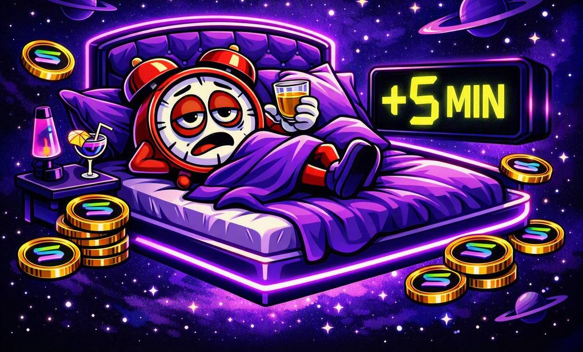 Snoozecoins's tweet photo. Everyone hits snooze. It’s a lifestyle! 📷📷 5 more minutes before the moonshot! 📷 📷 Buy: https://t.co/kU2GzbVYMq 📷 TG: https://t.co/9O4k4GJa3J 📷 CA: D3qhGo4JSM8oCwCq8ufhxBCvEqu4s8ia1TU3bqGqpump  #SNOOZE #Solana #Pumpfun https://t.co/zHVTuTSYpj