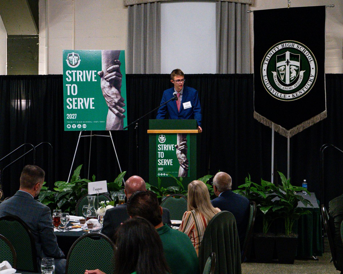 GoRocks's tweet photo. Trinity continued its Pride Week traditions by celebrating the 1953 Society Dinner on 9/22! This gathering recognizes our generous donors who give at the 1953 Society Level, &amp; dedicated volunteer board who make our mission possible. Go Rocks! https://t.co/oXrkAHIw7Y