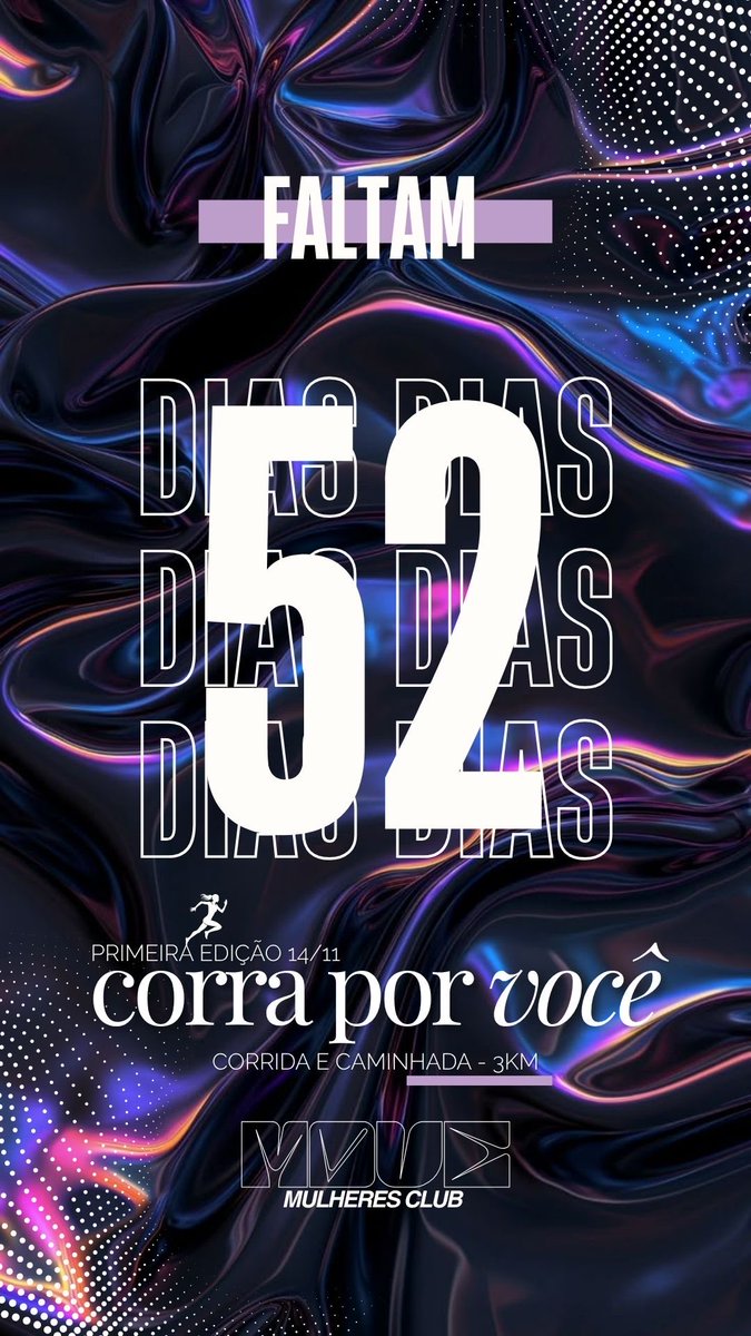 demoniela's tweet photo. Procurando um ambiente feito por mulheres para as mulheres? ENCONTROU!!! 
14/11 - Corra Por Você 💜🏃🏽‍♀️ https://t.co/yrmcjAUeHc