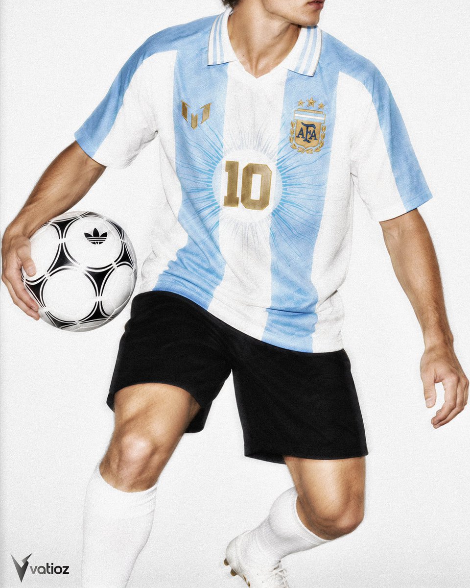 Vatioz's tweet photo. Mi versión (conceptual) de la camiseta de despedida de Messi 🇦🇷 https://t.co/0Lzjq1eDAj