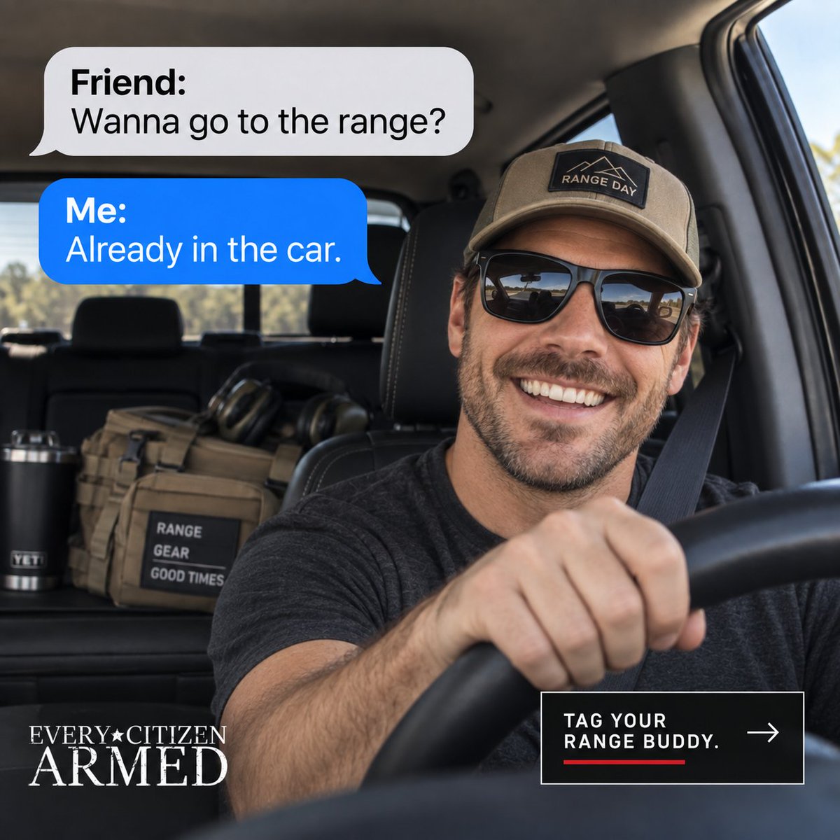 EvryCitznArmed's tweet photo. Some questions don’t require thinking. 😂 “Want to go to the range?”
Say less. I’m already in the car. Tag the range buddy who’s ALWAYS ready. 👇
#EveryCitizenArmed #RangeDay #GunMemes #2AMemes #GunCommunity #RangeLife #SecondAmendment https://t.co/xrXebw3M6B