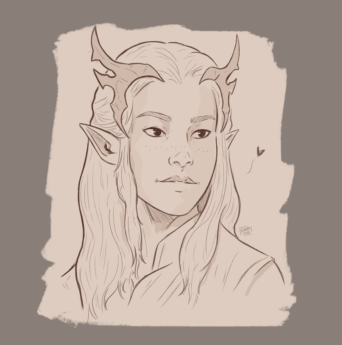 Nanas_samaa's tweet photo. Keyleth sketch 💚
#keyleth #criticalrole #voxmachina https://t.co/vhoWBVtjoX