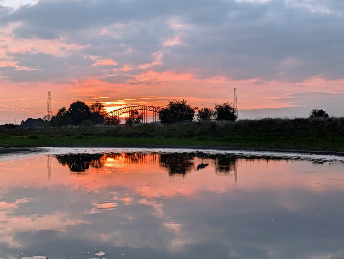 RobSlakhorst's tweet photo. Tijdens de avondwandeling genieten van de zonsondergang in #Uiterwaardenpark #Meinerswijk #Arnhem https://t.co/6hECrExAIN