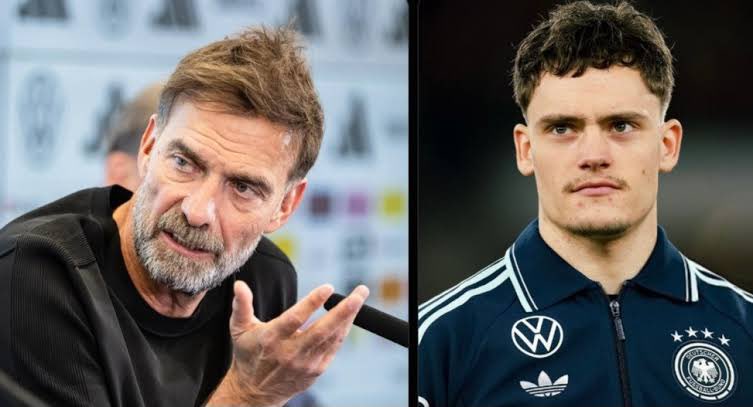 Tarzanjr554's tweet photo. 🚨 Florian Wirtz opens up on his first meeting with Jurgen Klopp in Germany camp:

🎙️ “He pulled me aside and said, ‘Flo, forget everything you’ve heard about what you have to prove here. I know your quality. I don’t need you trying to impress me in five minutes.’ That was probably the most relaxed I’ve ever felt walking into a new manager’s camp.”

“Then he looked at me and said, ‘You’re my player now at Liverpool and with Germany, I want the same Wirtz. Take the ball, take responsibility and don’t be afraid to make something happen.’ I knew immediately that he wasn’t going to treat me like a young player who needed protecting.”

“The funny part came at the end. He smiled and said, ‘And if you score against the Netherlands tomorrow, don’t celebrate too much I’ll expect two more.’ That was Klopp. Serious for two minutes, then suddenly you’re laughing. I think Germany are going to be very interesting under him”
