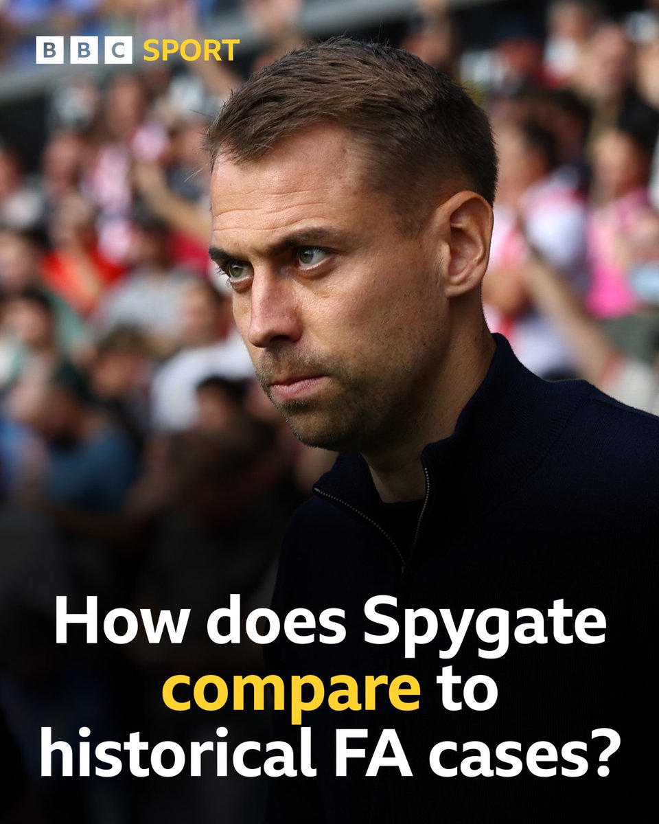 solentsport's tweet photo. #SaintsFC manager Tonda Eckert is due to face an FA hearing tomorrow over Spygate 

But how do his offences compare with other FA cases and the punishments that came with them? 🤔

@JonoHolmes1 and @AdamBlackmore delve into the archives... 🔊⬇️
https://t.co/0HeL6uh3Tc https://t.co/OX8PksD2on