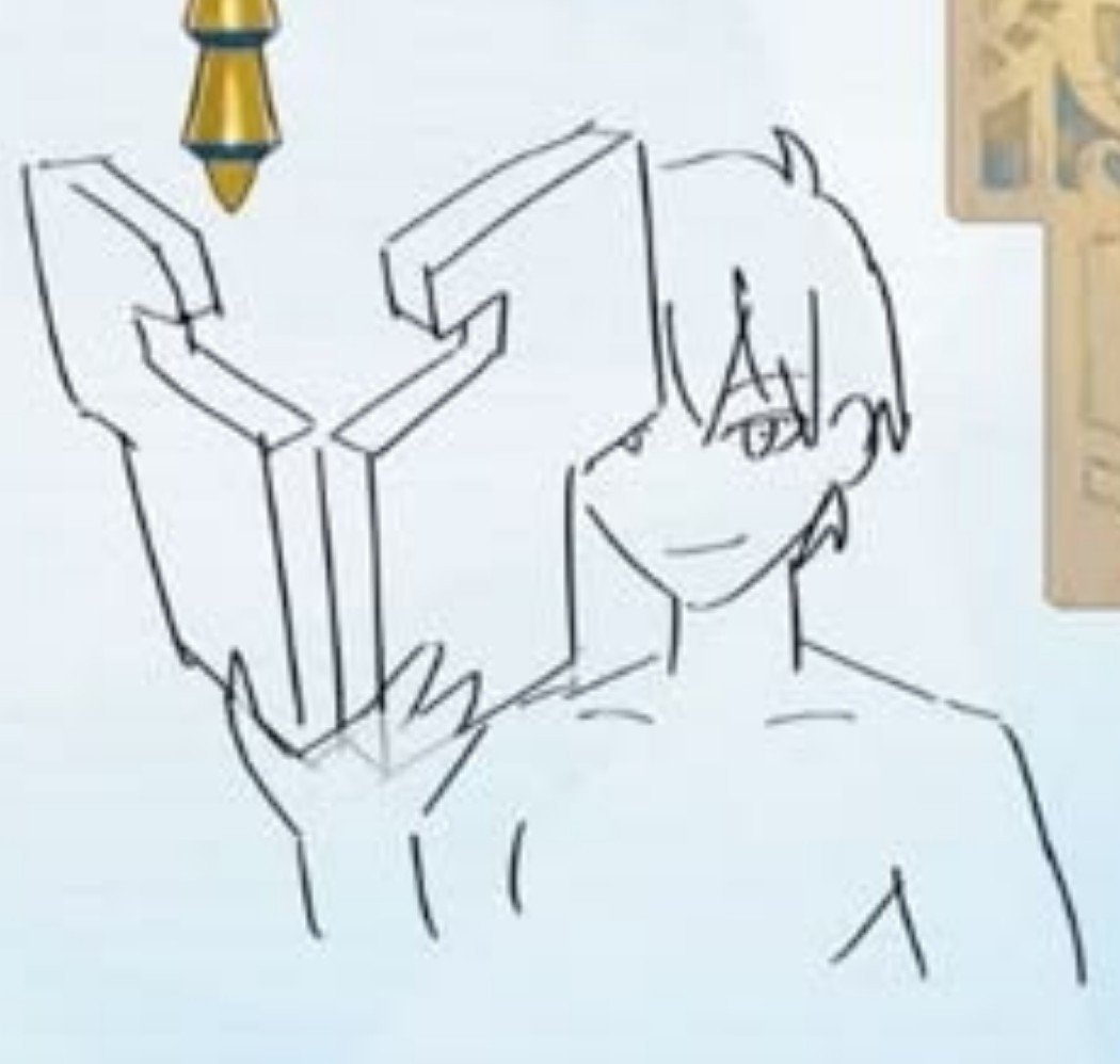 but_vii's tweet photo. what a loser...this IS our king of heroes https://t.co/T5gzud4OXF