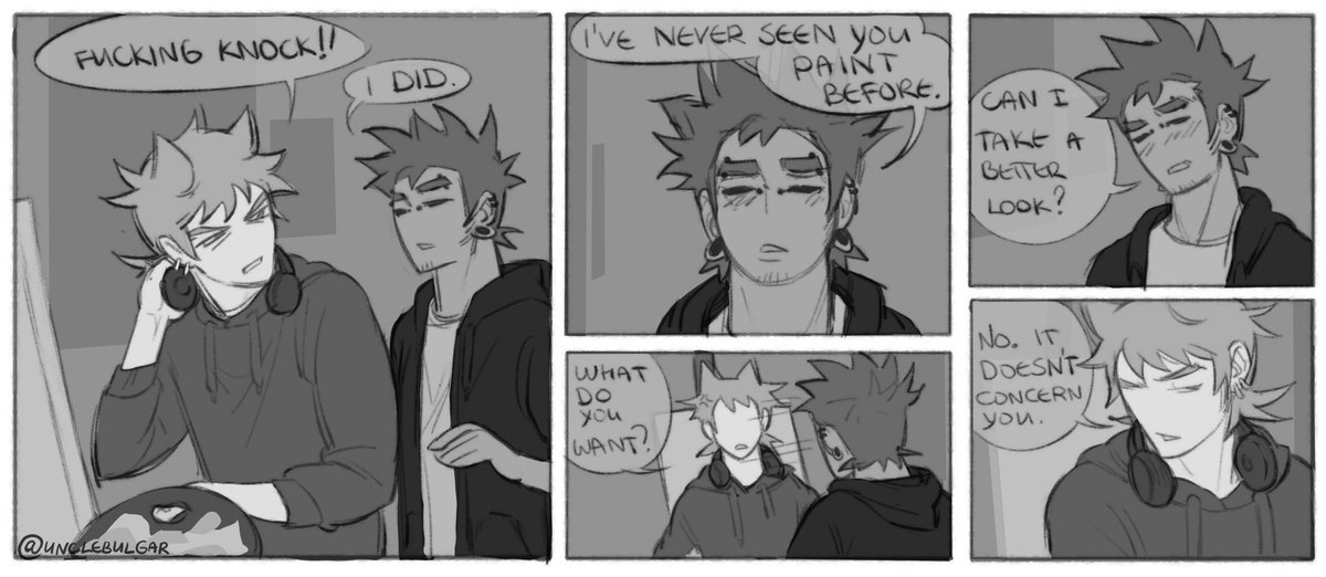 unclebulgar's tweet photo. Hi twittahhh, here's a comic i made a few days ago.. no reason in particular, just a scenario i had pop up in my head.. i hope that's okay?! Hashtag tomtord https://t.co/YerGiQ2fJe