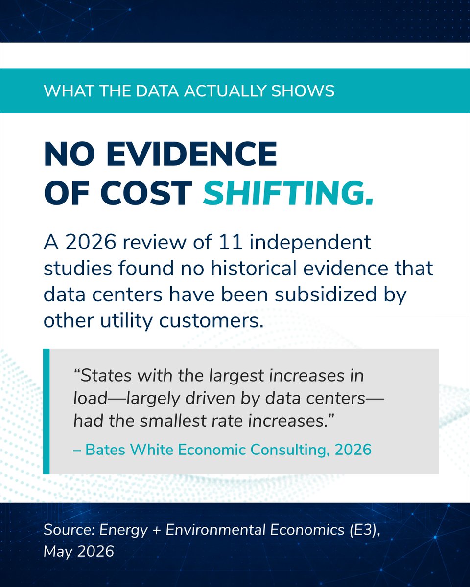 StreamDataCentr's tweet photo. Stream signed the Ratepayer Protection Pledge, committing to paying its own way for power, but we've always worked closely with local utilities to ensure our developments can be supported reliably — for everyone, not just our customers. And that's not the only good news... https://t.co/RVqD0xUikC