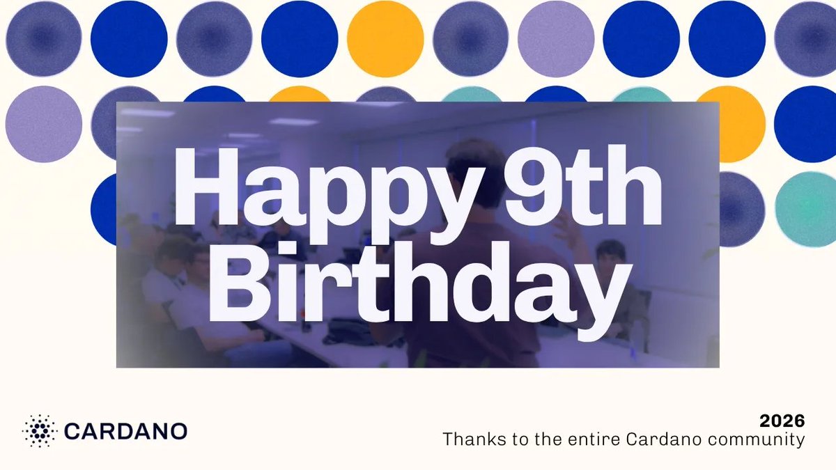 CullahMusic's tweet photo. A song lives as long as someone plays it.

Software lives as long as someone maintains it.

Nine years of people keeping Cardano alive in the open, arguing about it, voting on it.

Let's do nine more! 💙

@Cardano #Cardano9 https://t.co/fOPJC0ceqP