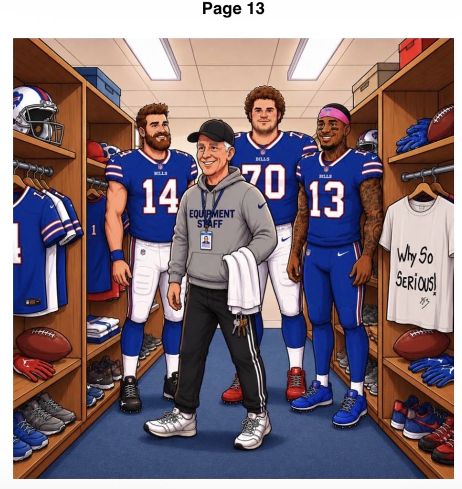 HBHFSparkBooks's tweet photo. HBHF CREATORS SparkBook⚡️📚
EQUIPPED: The Story of Woody

#Bills equipment staffers may work BTS; but Woody’s story is bigger than 🏈.

EQUIPPED teaches kids all roles matter. Team isn’t only scoring TDs. It’s also about serving others, being dependable, and finding your purpose. https://t.co/HTRolrdjpg