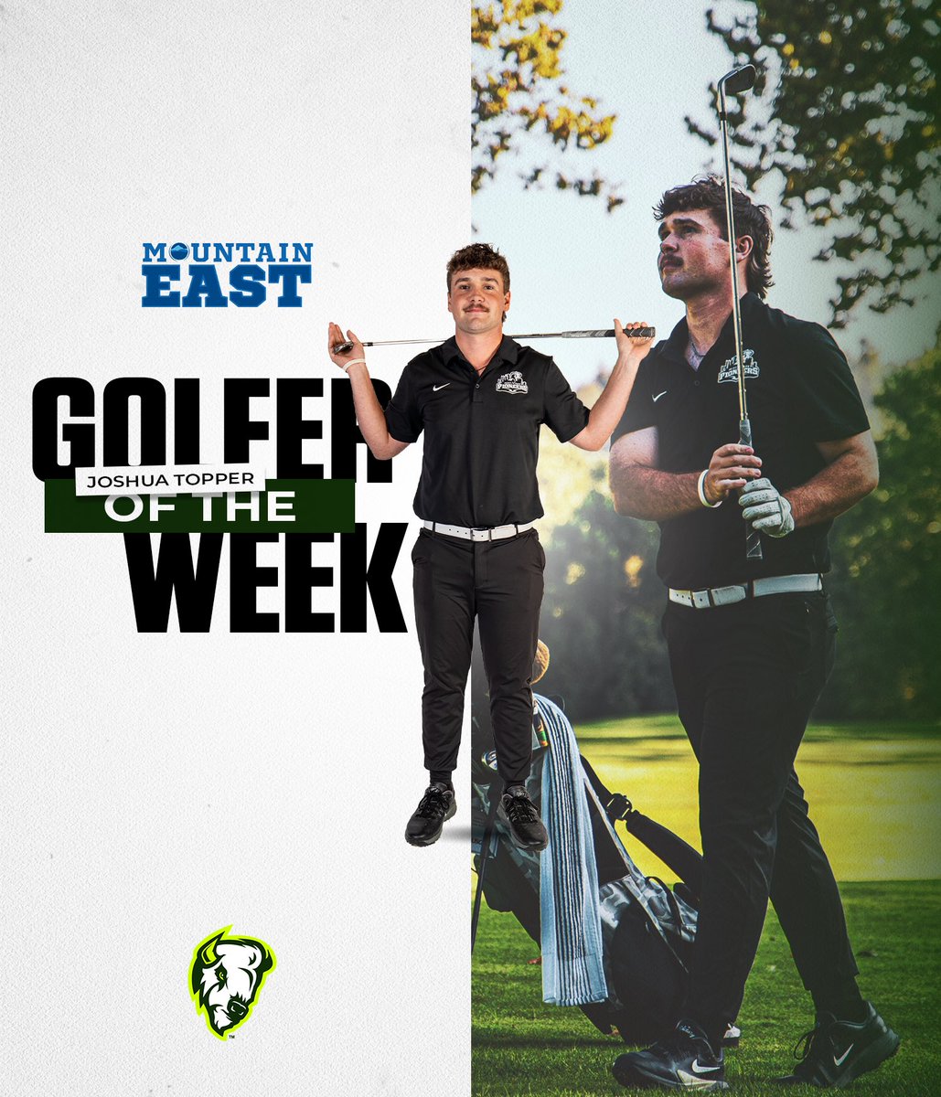 ppugolf's tweet photo. Joshua Topper is your MEC Men’s Golfer of the Week! Topper shot a career-best +2 on Monday in the WCU Battlefield Classic, tying for 8th place!

Full story: https://t.co/cii0oiVzgR

#GoPioneers https://t.co/Hx8MmjsLfA