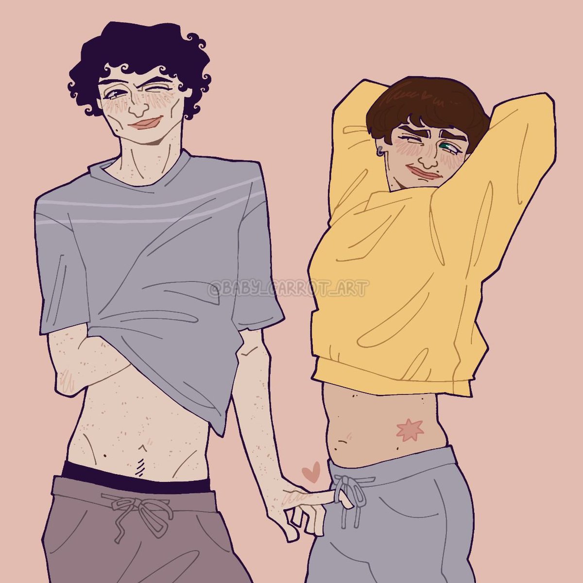 baby_carrot_art's tweet photo. Still very morning byler pilled rn😞 scrunched faces edition😋
#byler #mikewheeler #willbyers https://t.co/Abku4S4XDr