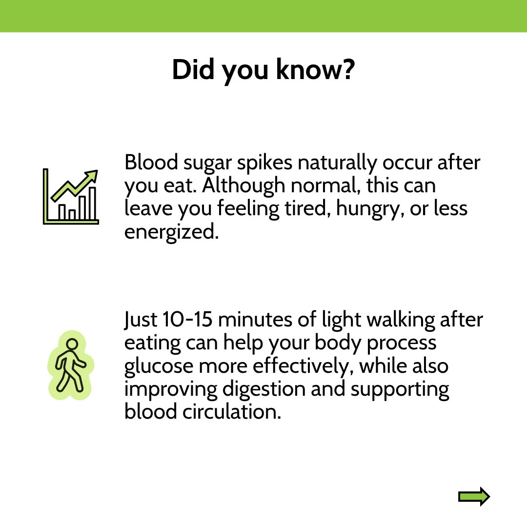 WayneWellness's tweet photo. Walk for wellness!

A short post-meal stroll can be an easy way to support healthy blood sugar, digestion, &amp; overall movement throughout your day. You don’t need a long workout- just a few minutes can add up! 
#bewaynewell #wellnesswednesday #tipofthemonth @WayneTwpSchools https://t.co/ndbbQZJQ6H