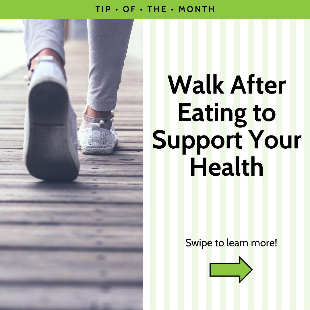 WayneWellness's tweet photo. Walk for wellness!

A short post-meal stroll can be an easy way to support healthy blood sugar, digestion, &amp; overall movement throughout your day. You don’t need a long workout- just a few minutes can add up! 
#bewaynewell #wellnesswednesday #tipofthemonth @WayneTwpSchools https://t.co/ndbbQZJQ6H