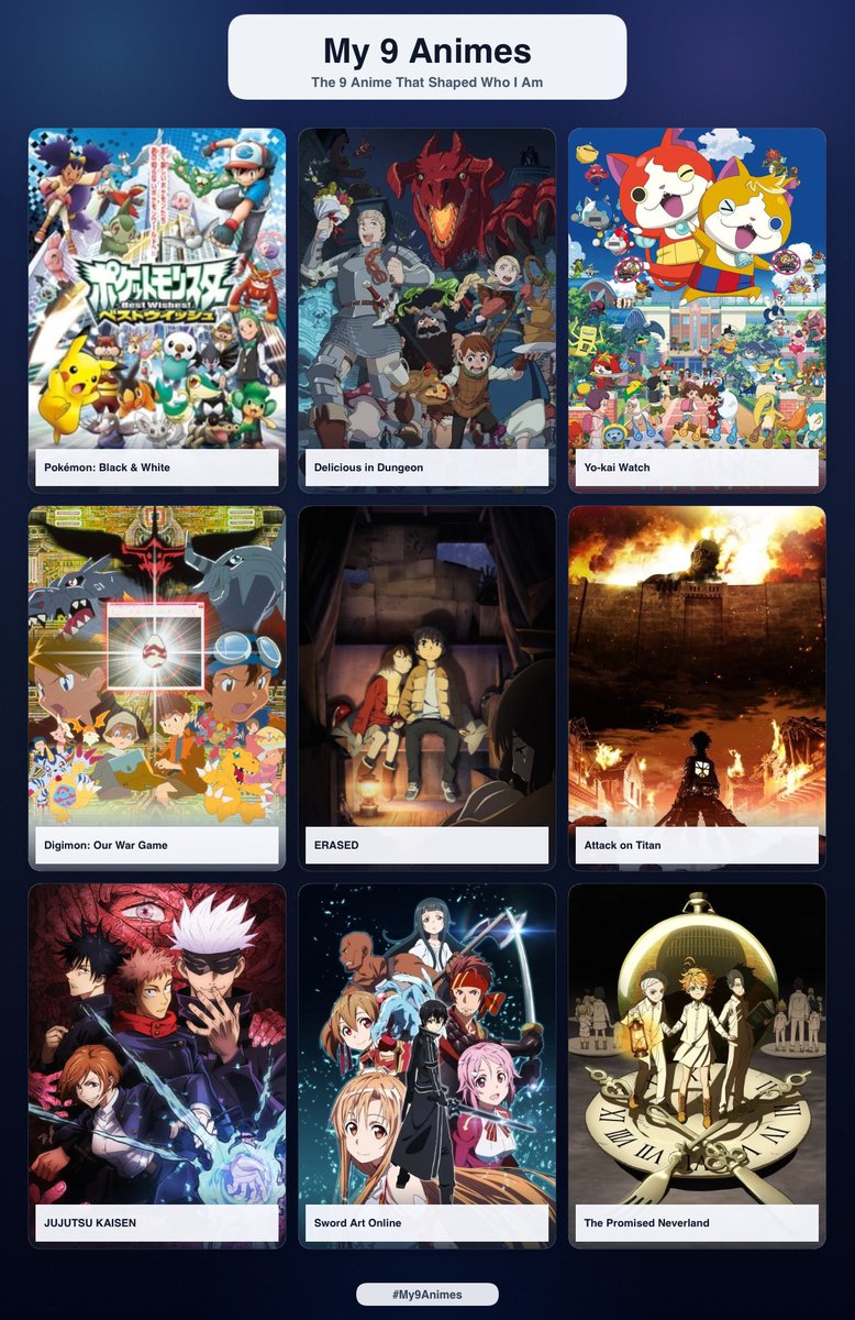jax_arewild's tweet photo. 9 games + anime that shaped who I am :D https://t.co/7UguoqkaMD