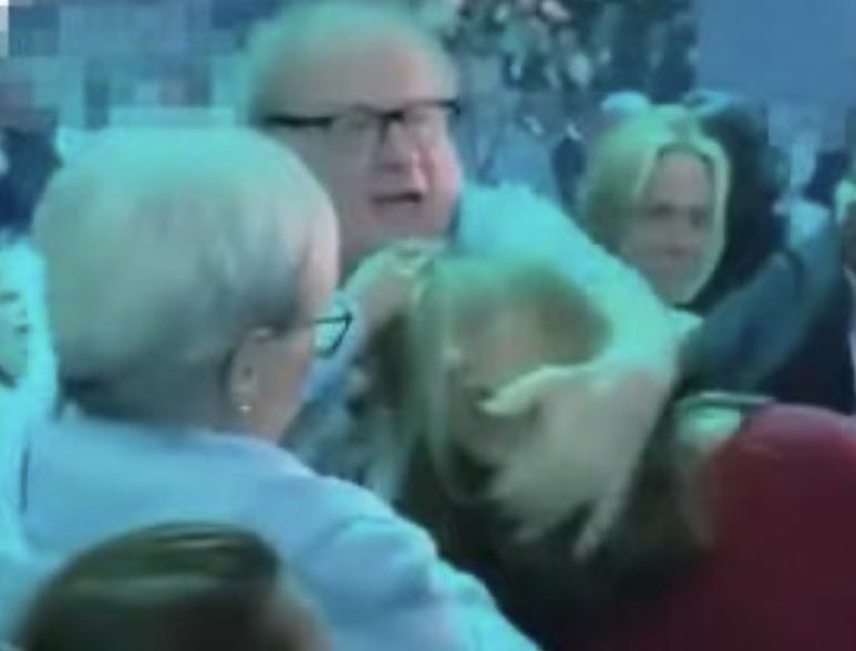 AROcalon's tweet photo. Look at his face! This thug was getting his jollies beating on a young woman! Yet all he got after sticking his fingers in her mouth and hitting her with a stick on camera was a caution! #VAWG Remind us what the sentence was for throwing a milkshake at Farage… establishment! 🤔 https://t.co/rJr2wuckFT