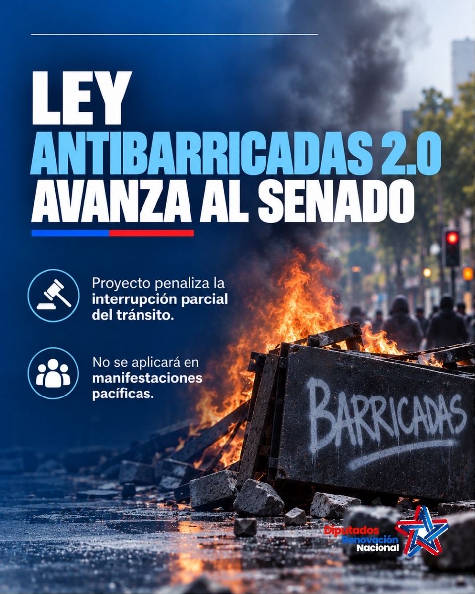 DiputadosRN's tweet photo. Aprobamos Ley Antibarricadas 2.0 no permitiremos volver al “el que baila pasa”. #seguridad #diputadosrn https://t.co/GTXZlO19L1