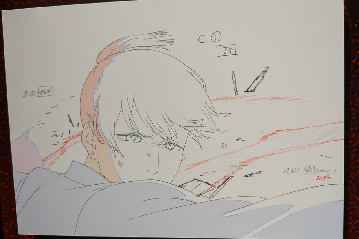 guernicass4's tweet photo. MAPPA展にレゼ篇でのアキと天使の悪魔の名シーンの原画あったけど美しすぎた https://t.co/2ReYa0MKa4