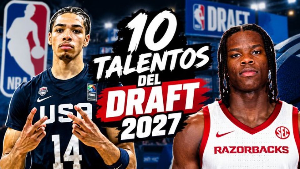 JavierMoleroo's tweet photo. 🎥‼️ He subido nuevo vídeo a YouTube: los 10 talentos a seguir del Draft 2027 

🌟🔍 Tyran Stokes, Jordan Smith, Caleb Holt, Anthony Thompson… primer vistazo a la nueva camada 

@DraftLabNBA 

https://t.co/Hs17LIjUWk https://t.co/CQwolhhGOr