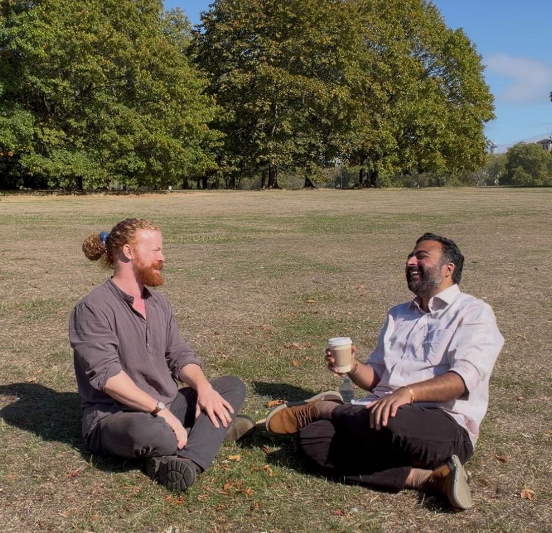 dhammanomad's tweet photo. Lunch and laughter with @theguruviking in London. New episode dropping soon 👀 https://t.co/HInULAq0Rg