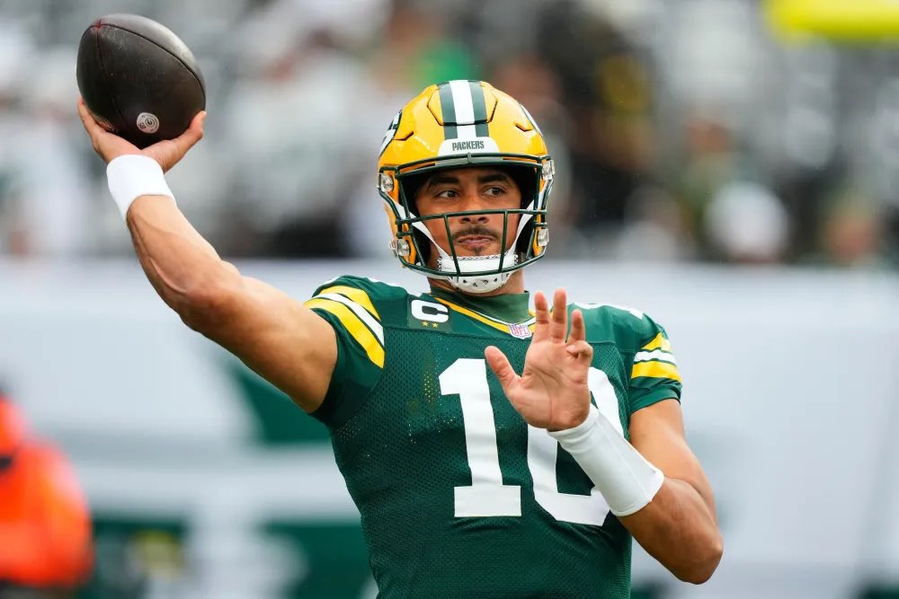 SleeperNFL's tweet photo. Through 2 weeks - the Packers throw the ball on 3rd down 95.2% of the time.

😳

(@FantasyPtsData) https://t.co/dQUvQC4Wqy